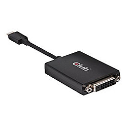 Club 3D USB 3.1 Typ-C auf DVI-D aktiver Adapter schwarz