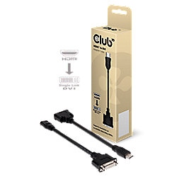 Club 3D HDMI zu DVI Adapter Kabel Stecker schwarz