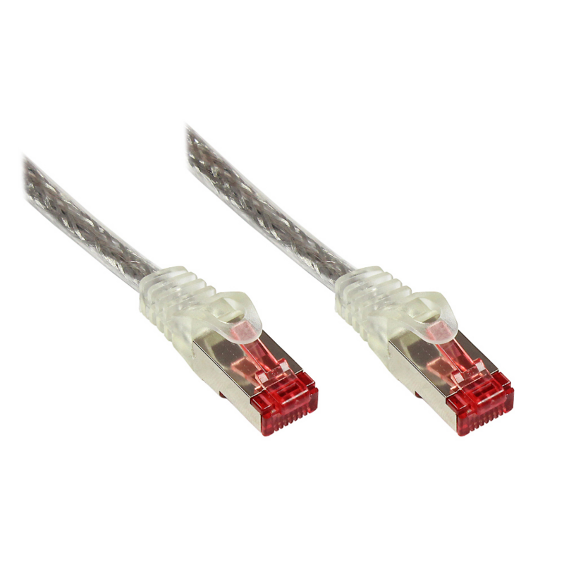 Good Connections  30m RNS Patchkabel CAT6 S/FTP PiMF transparent | 04014619297481