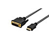 ednet HDMI Adapterkabel 5m HDMI zu DVI 3D vergoldete Kontakte St./St. schwarz