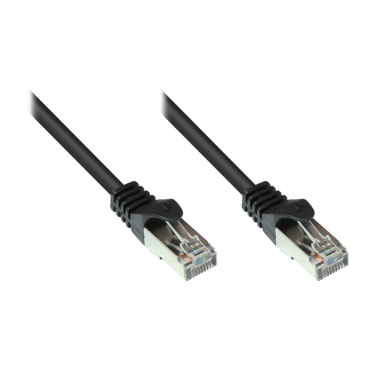 Good Connections  15m RNS Patchkabel CAT5E SF/UTP PVC schwarz | 04014619059942