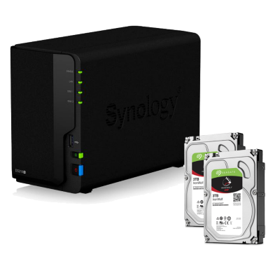 DS218+ Bundle mit 2 x 3TB