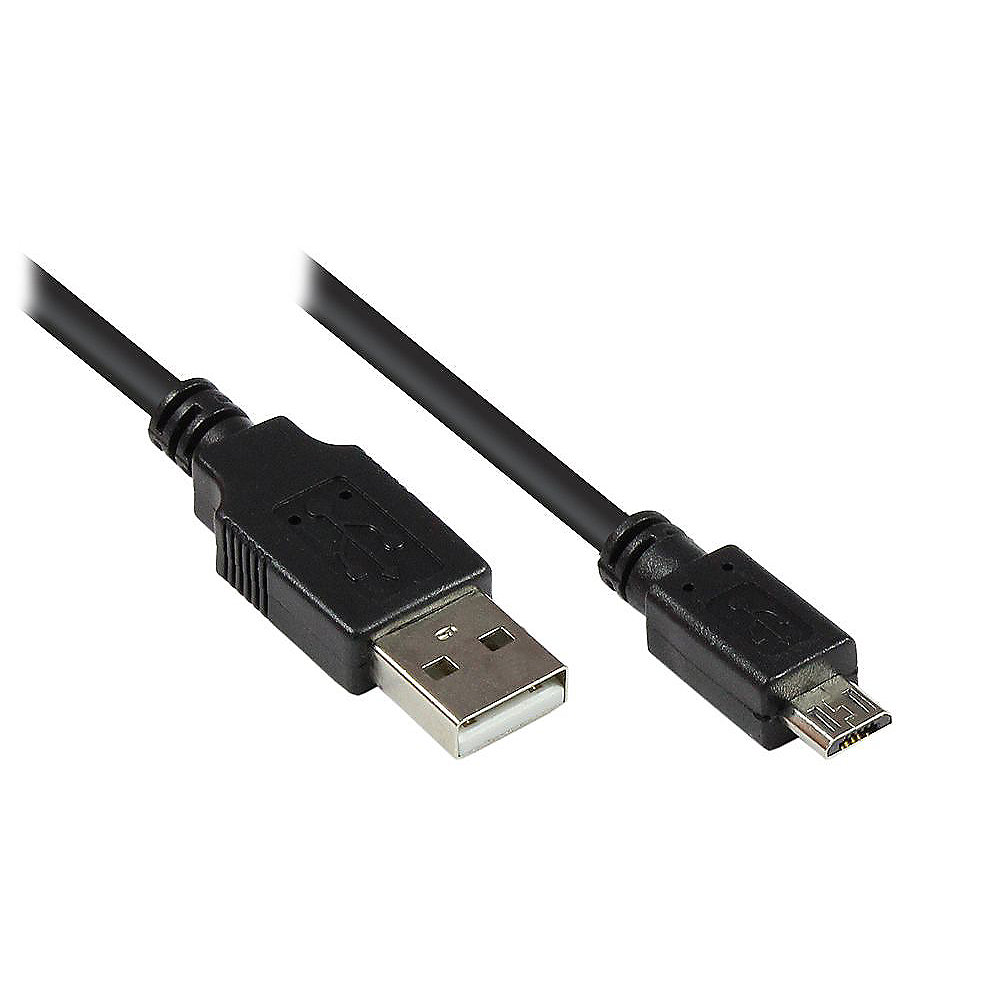 Good Connections Micro USB 2.0 Kabel USB-A Stecker/Micro-B Stecker 1,8m