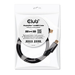 Club 3D DisplayPort 1.4 auf Displayport 1.4 HBR3 Kabel 1,0m