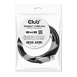 Club 3D DisplayPort 1.4 auf Displayport 1.4 HBR3 Kabel 2,0m