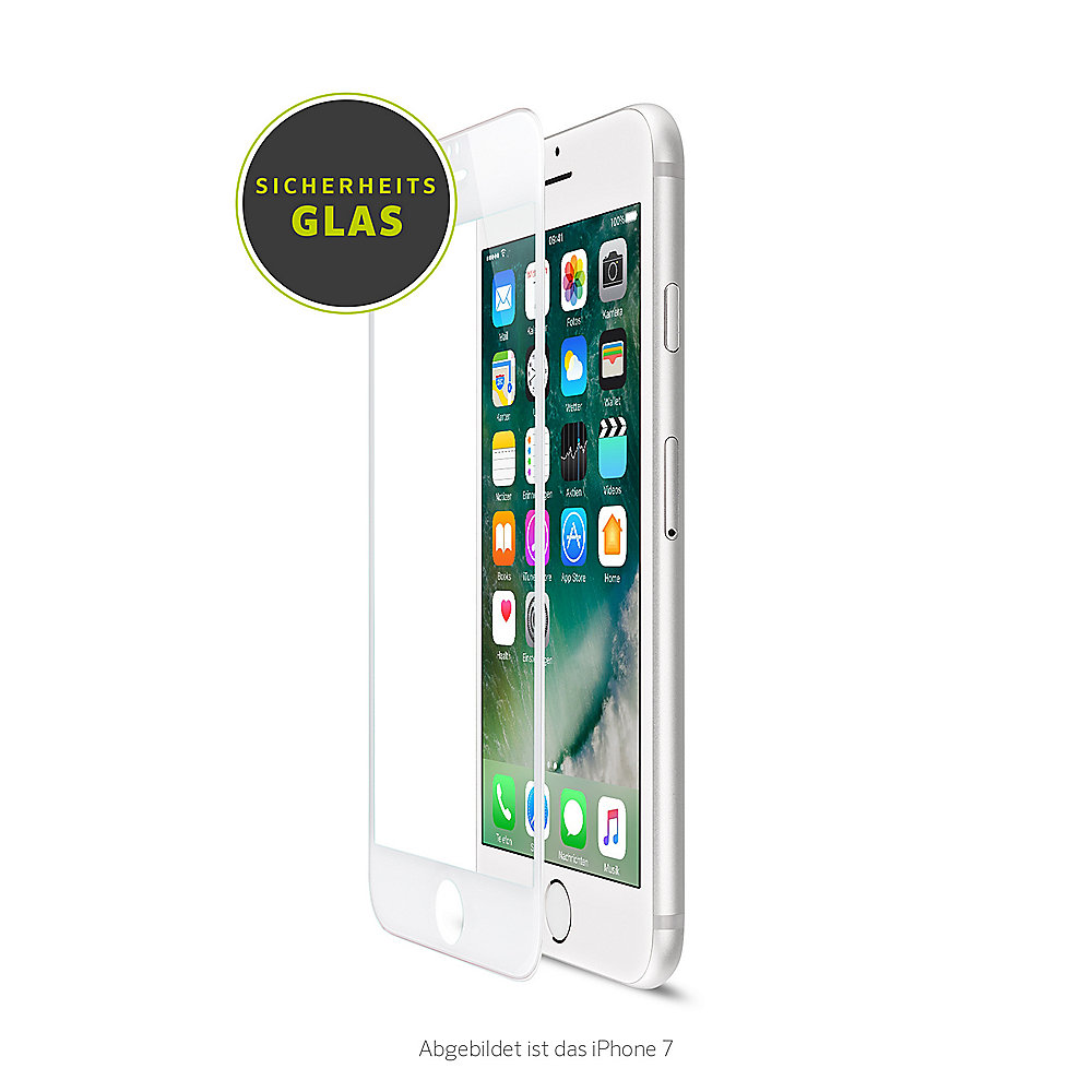 Artwizz CurvedDisplay Glass für iPhone 8/7/6, schwarz