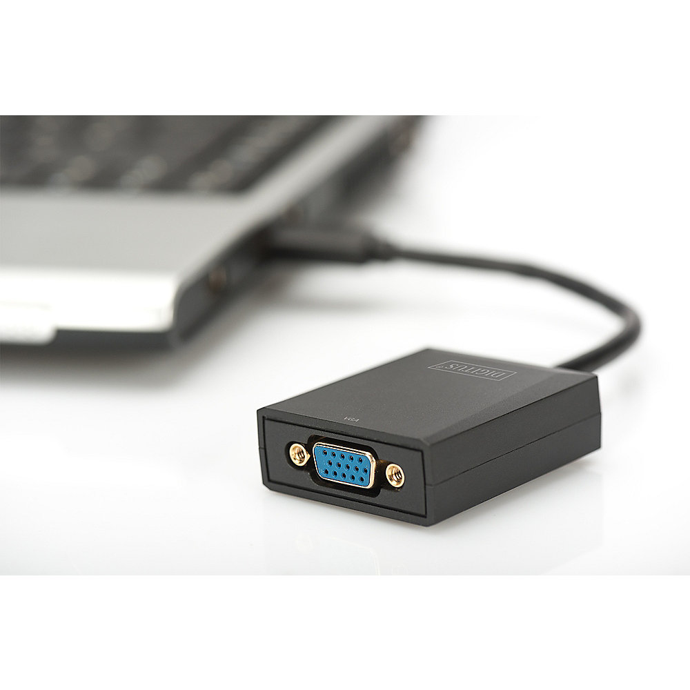 Digitus USB 3.0 auf VGA Grafikadapter schwarz