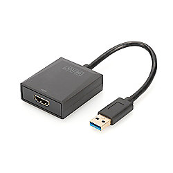 Digitus USB 3.0 zu HDMI Adapter schwarz