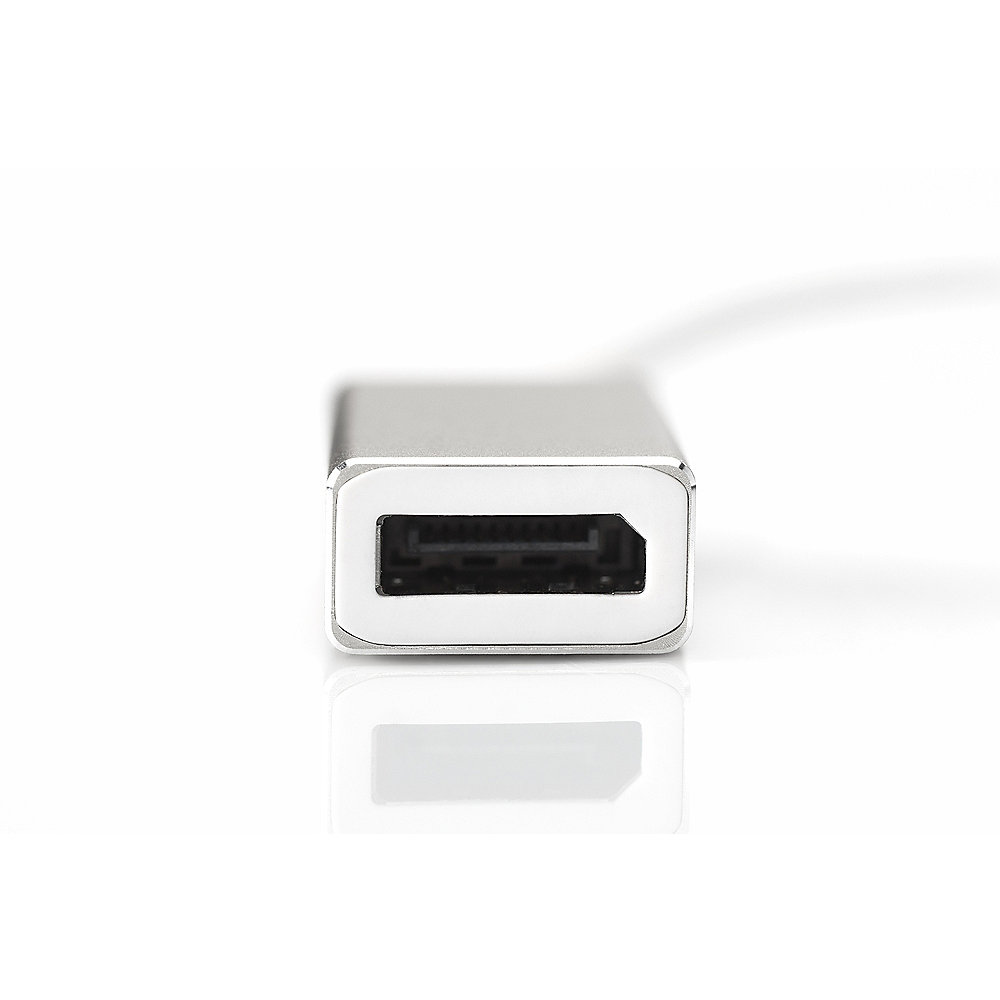 Digitus USB 3.0 Grafikadapter 0,2m Typ-C zu Displayport 4K weiß