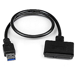 Startech USB 3.0 Adapterkabel zu 2,5&quot; SATA III UASP SSD/HDD schwarz