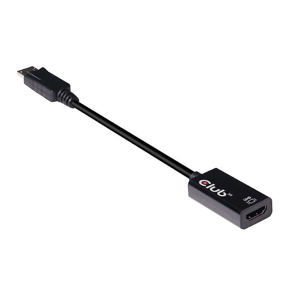 Club 3D DisplayPort 1.4 zu aktiven HDMI 2.0a Adapter HDR schwarz