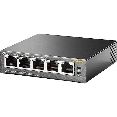 TP-LINK TL-SG1005P 5x Port Desktop Gigabit Ethernet Switch Unmanaged PoE
