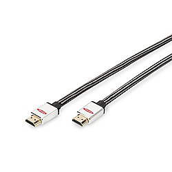 ednet HDMI Kabel 5m Premium 4K/3D vergoldete Kontakte St./St. schwarz