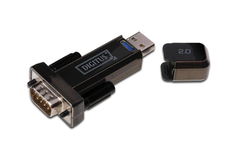 Digitus Usb 2 0 Adapter Usb A Zu Seriell St St Schwarz Cyberport