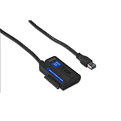 DIGITUS USB 3.0 Adapterkabel Typ-A zu SATA III St./Bu. schwarz