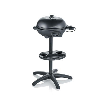Severin PG 8541 Barbecue-Grill mit Standgestell schwarz