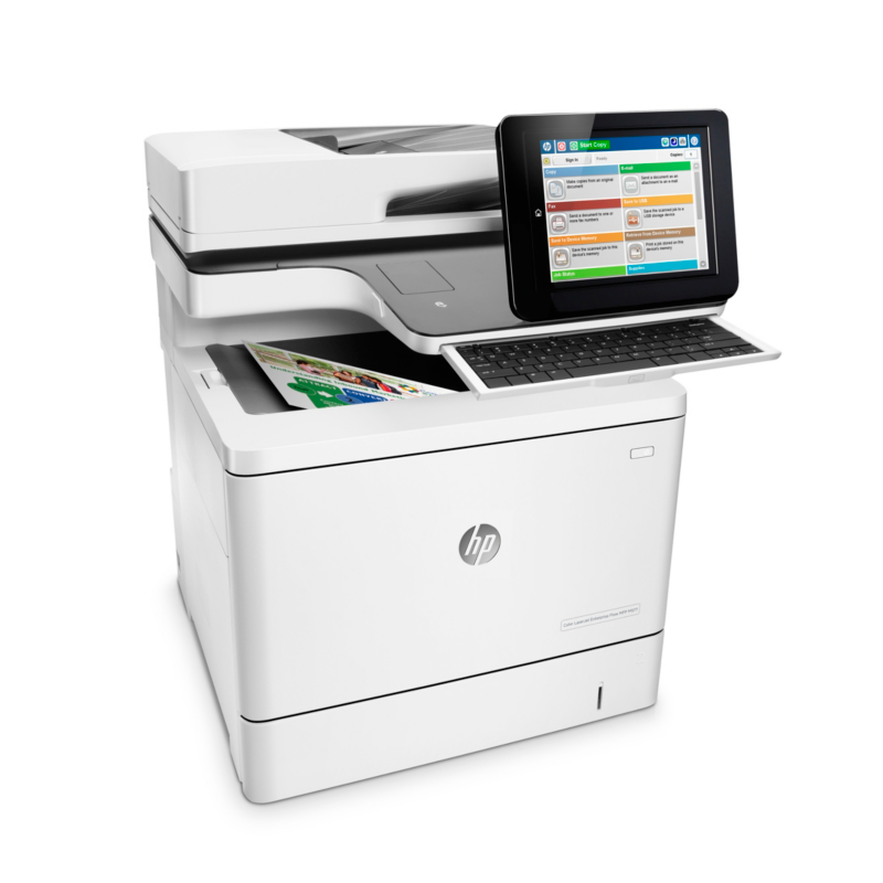 HP  Color LaserJet EntFlow MFP M577dn Farblaserdrucker Scanner Kopierer LAN | 00888793191477
