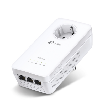 TL-WPA8630P AV1300 Extender (Powerline + WLAN ac, 3x LAN, Steckdose)