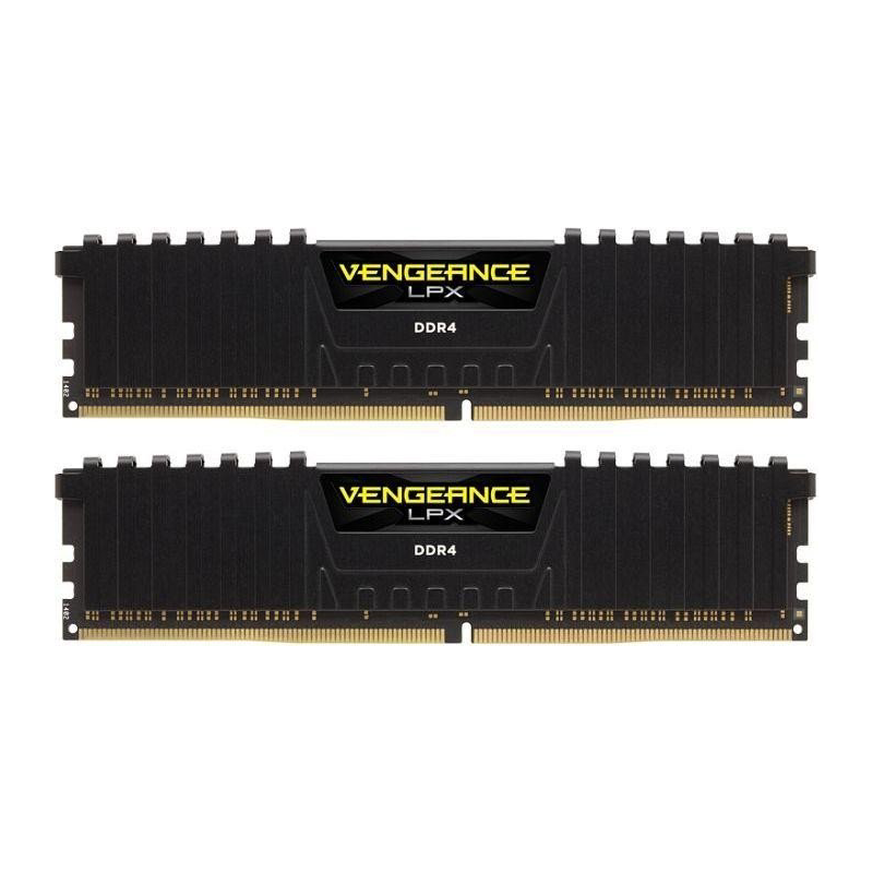 Corsair 16GB (2x8GB)  Vengeance LPX schwarz DDR4-3600 RAM CL18 Speicher Kit | 00843591082006