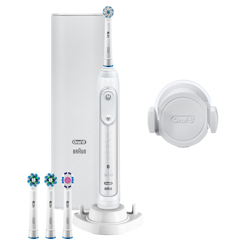 Oral-B  Genius 10100S White Elektrische Zahnbürste mit Bluetooth | 04210201202943
