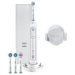 Oral-B Genius 10100S White Elektrische Zahnb&uuml;rste mit Bluetooth