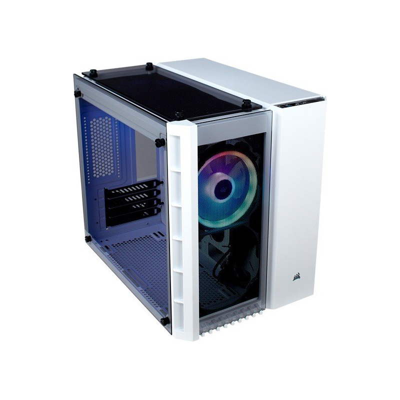 Corsair  Crystal 280X White RGB Midi Tower ATX Gehäuse mit gehärtetem Glas | 00843591065238