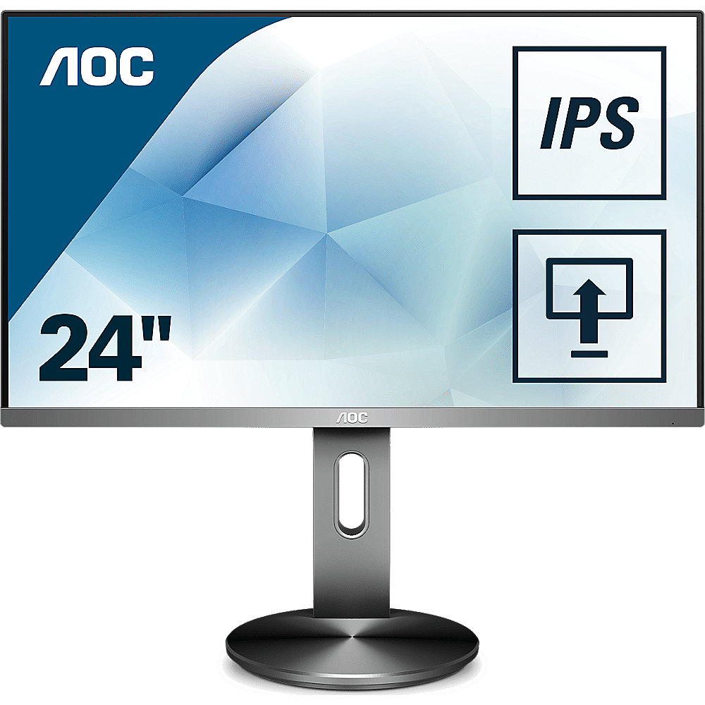 AOC I2490PXQU/BT 60,5cm (23,8") Profi-Monitor 16:9 HDMI/VGA/DP 4ms 250cd/m²