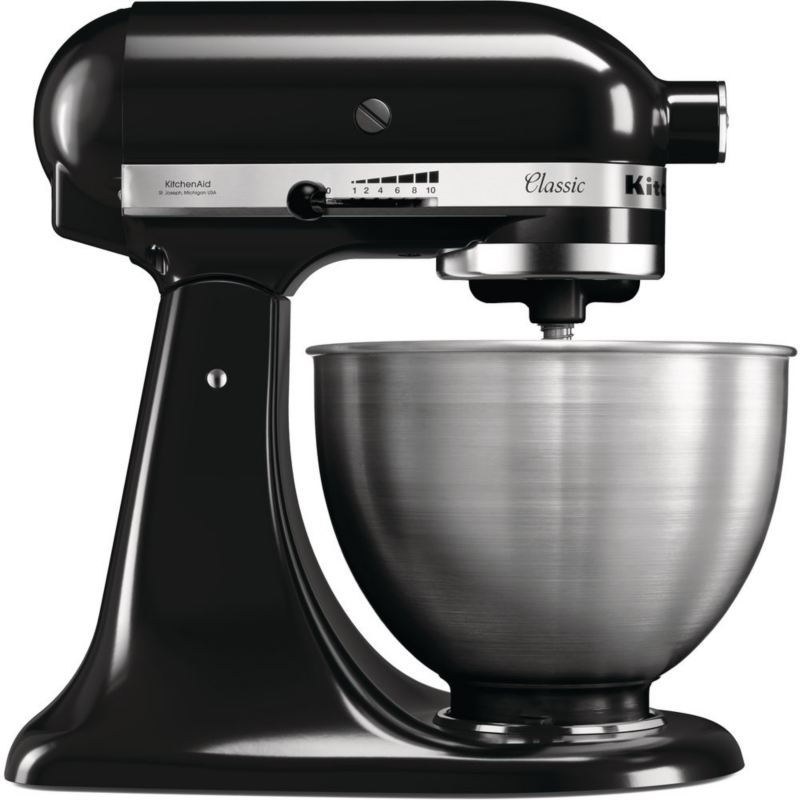 KitchenAid  CLASSIC 5K45SSEOB Küchenmaschine onyx schwarz | 05413184202712