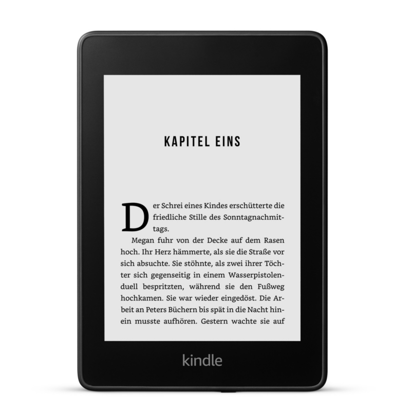 Amazon  Kindle Paperwhite 8GB eReader wasserfest mit Spezialangeboten schwarz | 00841667177908