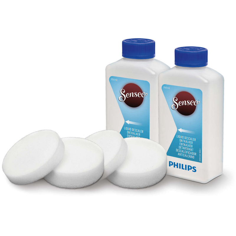 Philips  Senseo CA6521/00 Flüssigentkalker-Set Doppelpack, Reiningungspad | 08710103885429