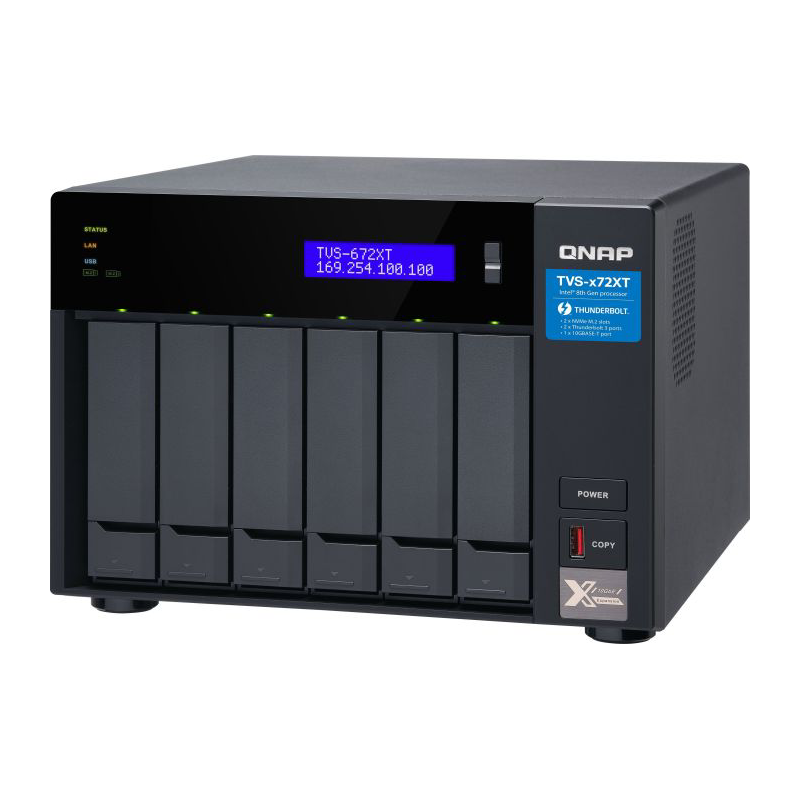QNAP  TVS-672XT-I3-8G NAS System 6-Bay | 04713213514535