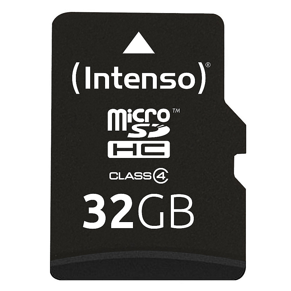 Intenso 32 GB microSDHC Speicherkarte (21 MB/s, Class 4)