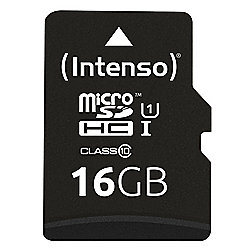 Intenso Professional 16 GB microSDHC Speicherkarte (90 MB/s, Class 10, UHS-I)