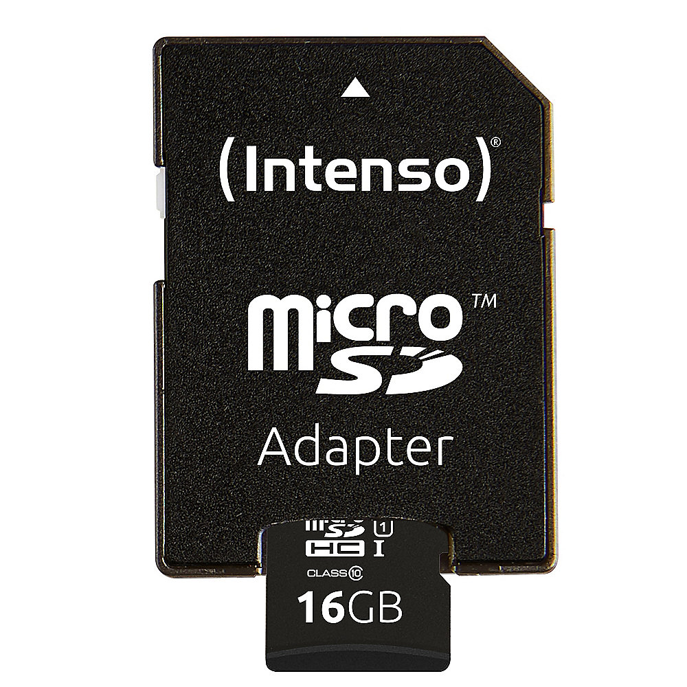 Intenso Professional 16 GB microSDHC Speicherkarte (90 MB/s, Class 10, UHS-I)