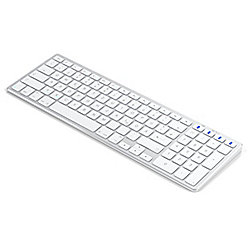 Satechi Aluminium Slim Bluetooth Tastatur kabellos f&uuml;r Mac silber