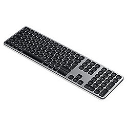 Satechi Aluminium Full Bluetooth Tastatur kabellos f&uuml;r Mac space grey