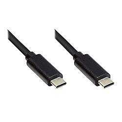 Good Connections Lade- und Datenkabel USB 3.1 zu USB-C 0,2m schwarz