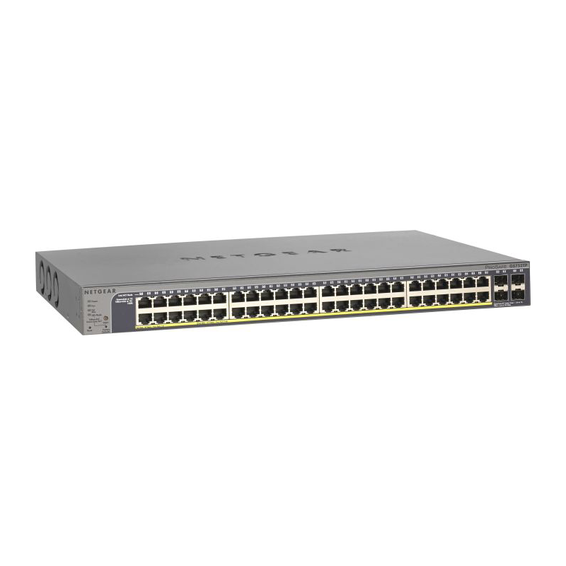 Netgear  GS752TP ProSafe 52x Smart Gigabit PoE+ Pro Switch (+4x SFP GBIC) | 00606449131390