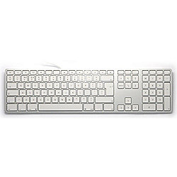 Matias Aluminum Erweiterte USB Tastatur UK-Layout f&uuml;r Mac OS