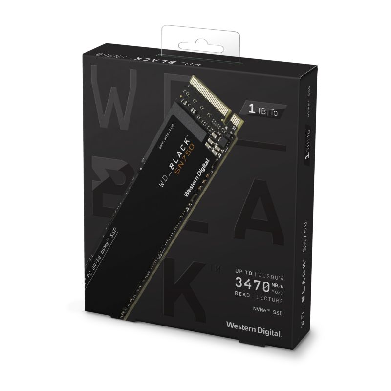 Wd Black Sn750 High Performance Nvme M 2 Interne Gaming Ssd 1tb Cyberport