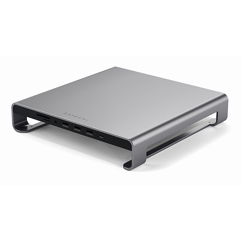 Satechi Aluminum Monitor Stand Hub für iMac space gray