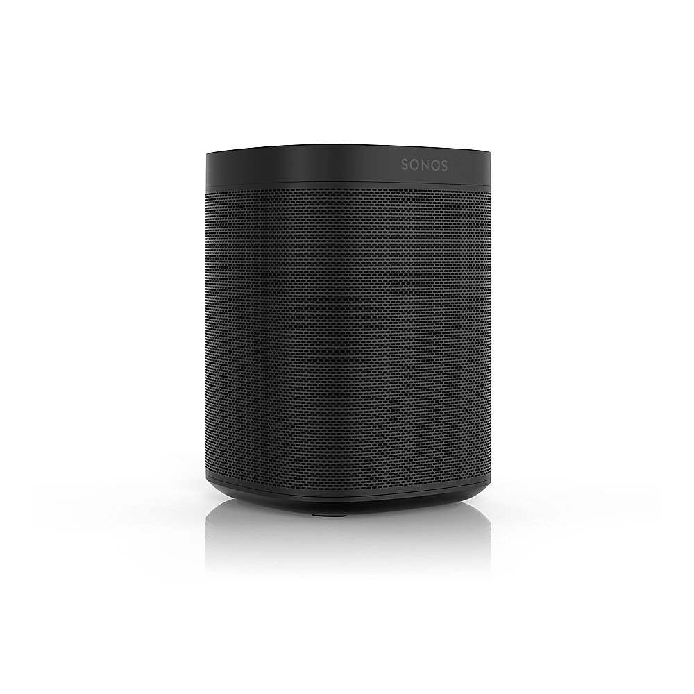 Sonos ONE schwarz kompakter Multiroom All-in-One Smart Speaker