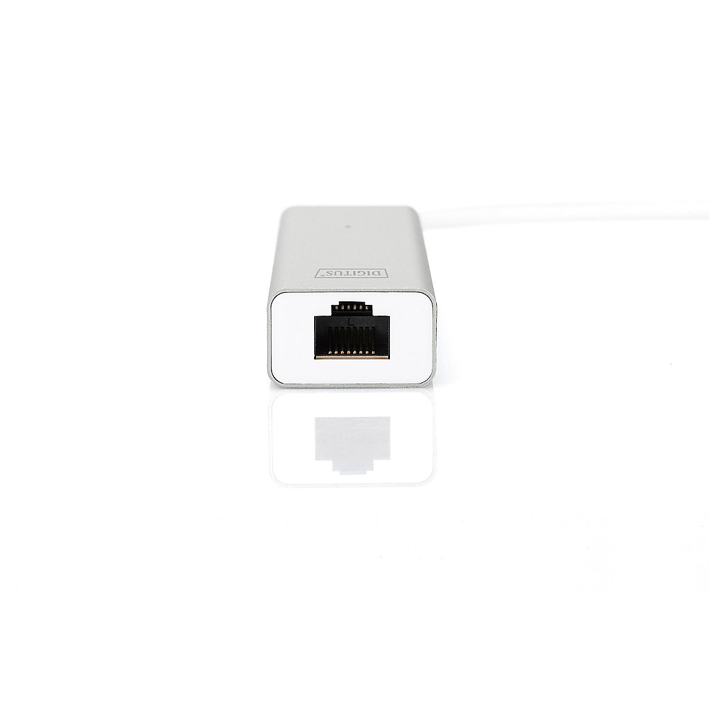 DIGITUS DA-70250-1 USB 3.0 3-Port Hub &amp; Gigabit LAN-Adapter