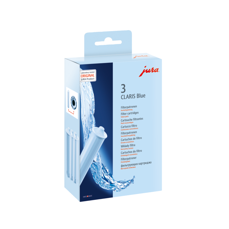 Jura  71312 CLARIS Blue 3er-Set Filterpatrone für neue Impressa und ENA | 07610917713127