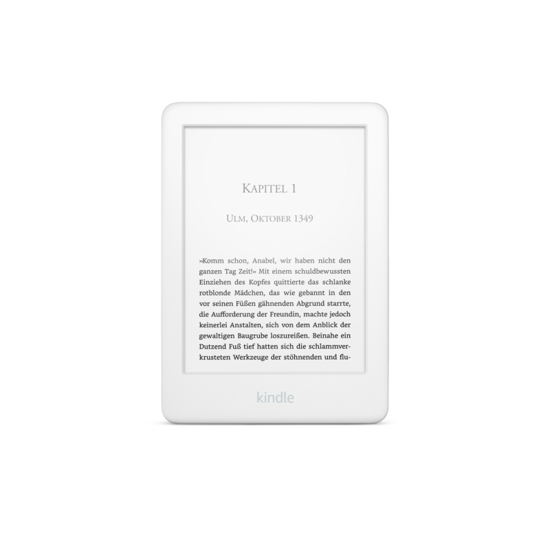 Amazon  Kindle 2019 eReader Wi-Fi mit Spezialangeboten weiß B07FPX2YDK | 00841667128252