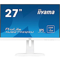 iiyama ProLite XUB2792QSU-W1 68,5cm (27&quot;) 16:9 WQHD DVI/DP/HDMI/USB 5ms LS wei&szlig;