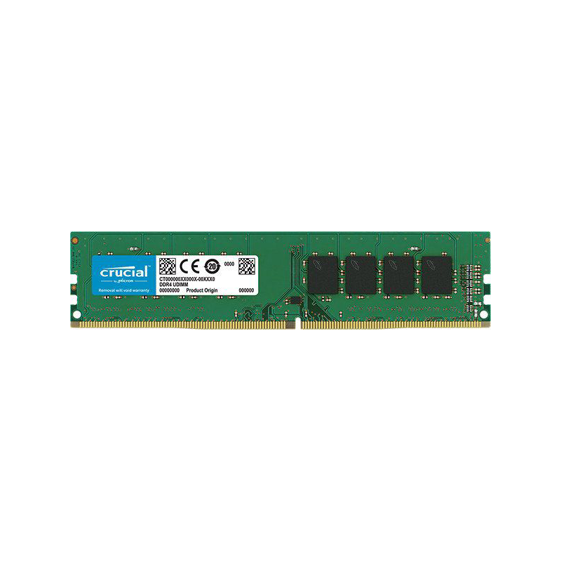 Crucial Technology 4GB (1x4GB) Crucial DDR4-2400 CL17 UDIMM Single Rank RAM Speicher | 00649528769817