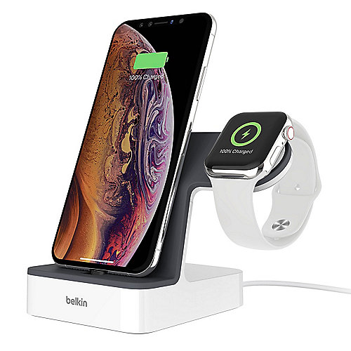 Belkin PowerHouse™ Ladedock für iPhone und Apple Watch weiß