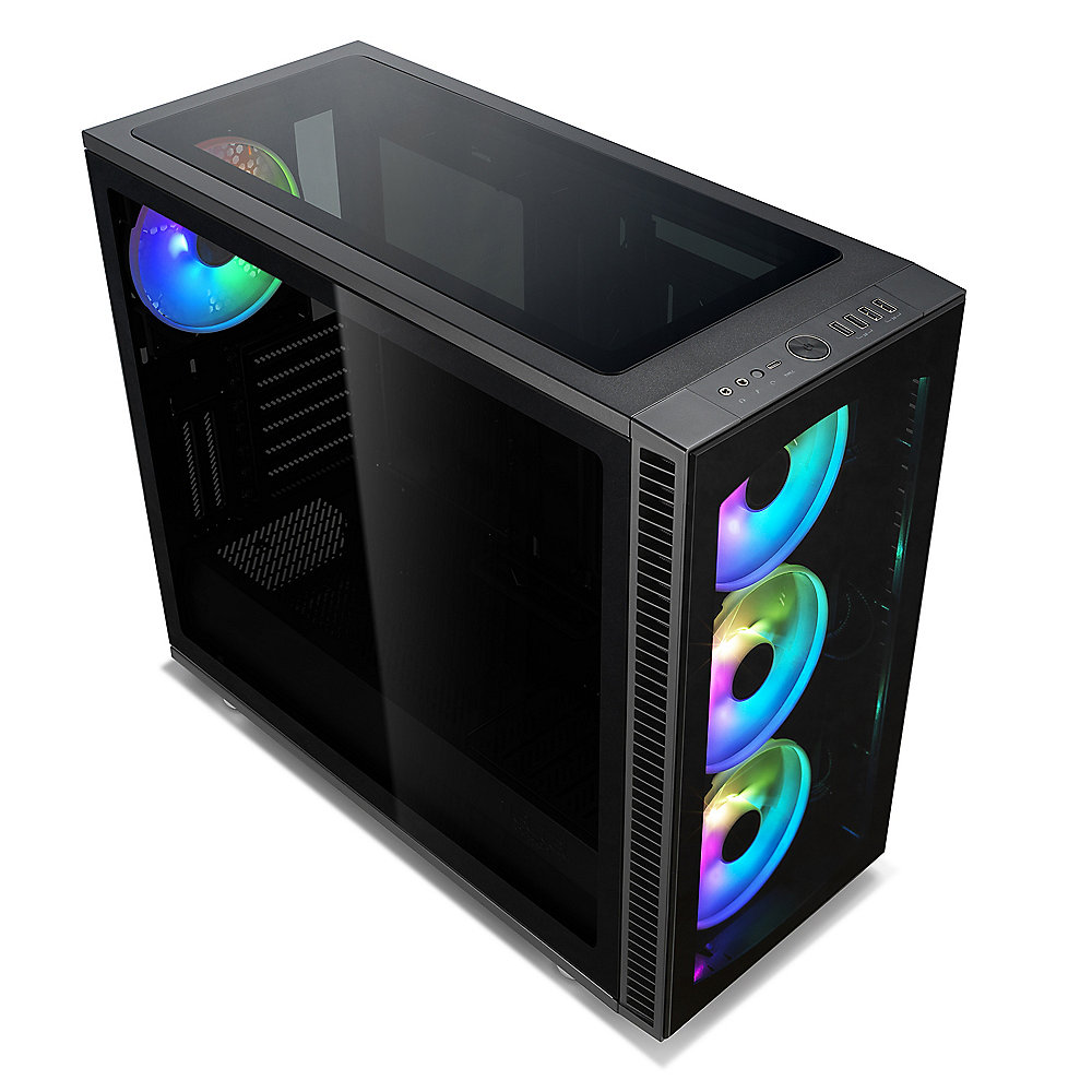 Fractal Design Define S2 Vision RGB ATX Gaming Gehäuse mit TG Seitenfenster