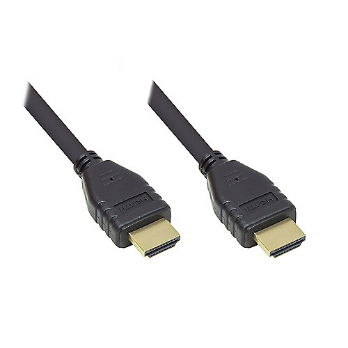 Good Connections HDMI™ 2.0 Kabel, 4K @ 60Hz, schwarz, 1m